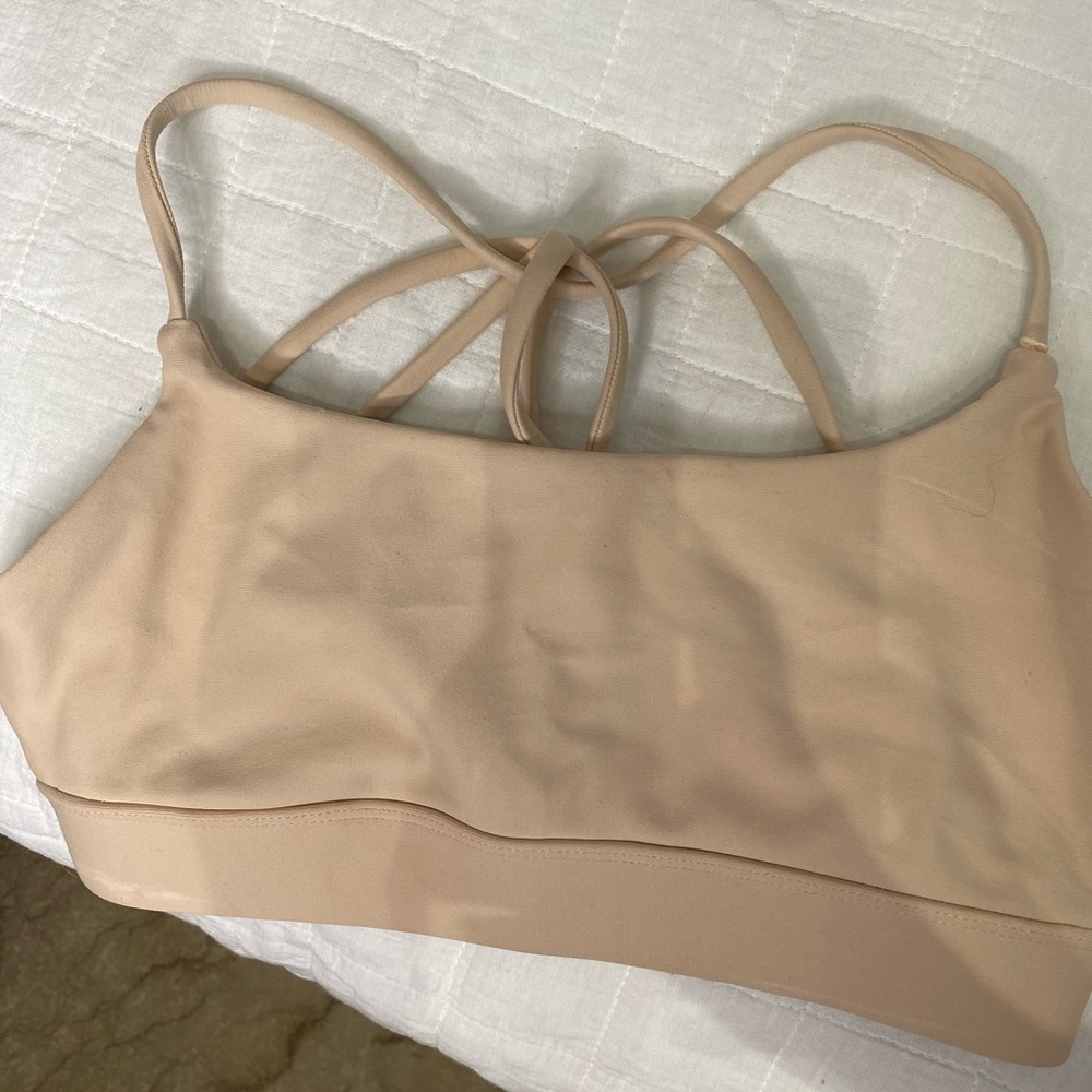 Nude sport bra